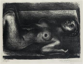 DAVID A. SIQUEIROS Two lithographs.